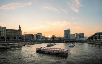 Canal cruise through Amsterdam